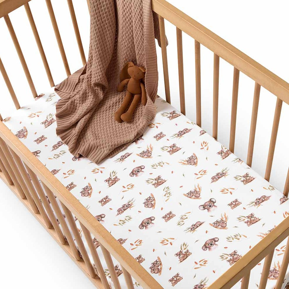snuggle hunny cot sheet - angus and dudley