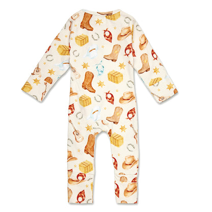 SNUGGLE HUNNY | CONVERTIBLE ROMPER | COWBOYS