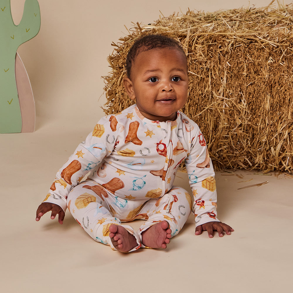 SNUGGLE HUNNY | CONVERTIBLE ROMPER | COWBOYS