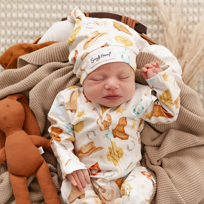 SNUGGLE HUNNY | CONVERTIBLE ROMPER | COWBOYS