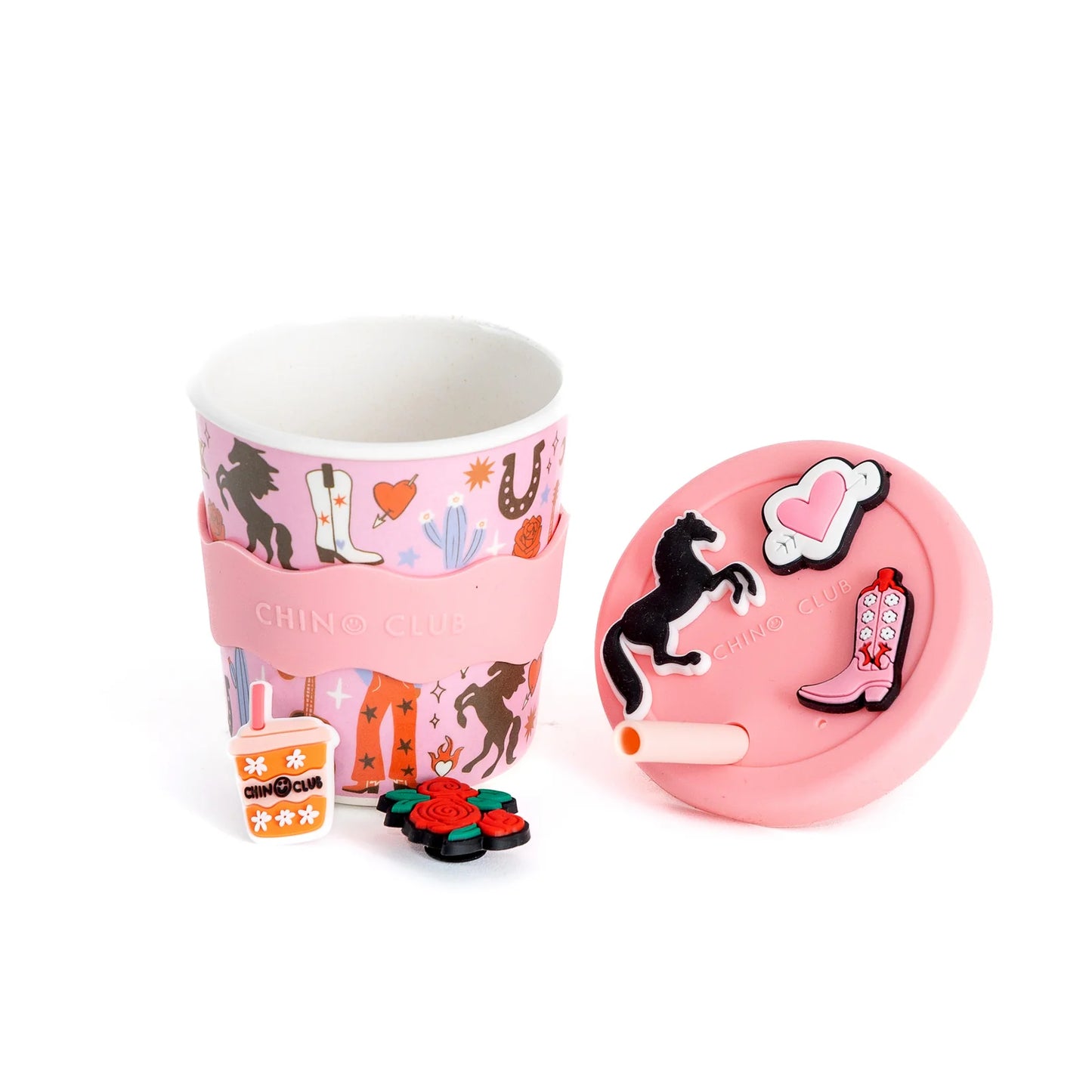 CHINO CLUB CHARM CUP WITH LID | COWGIRL