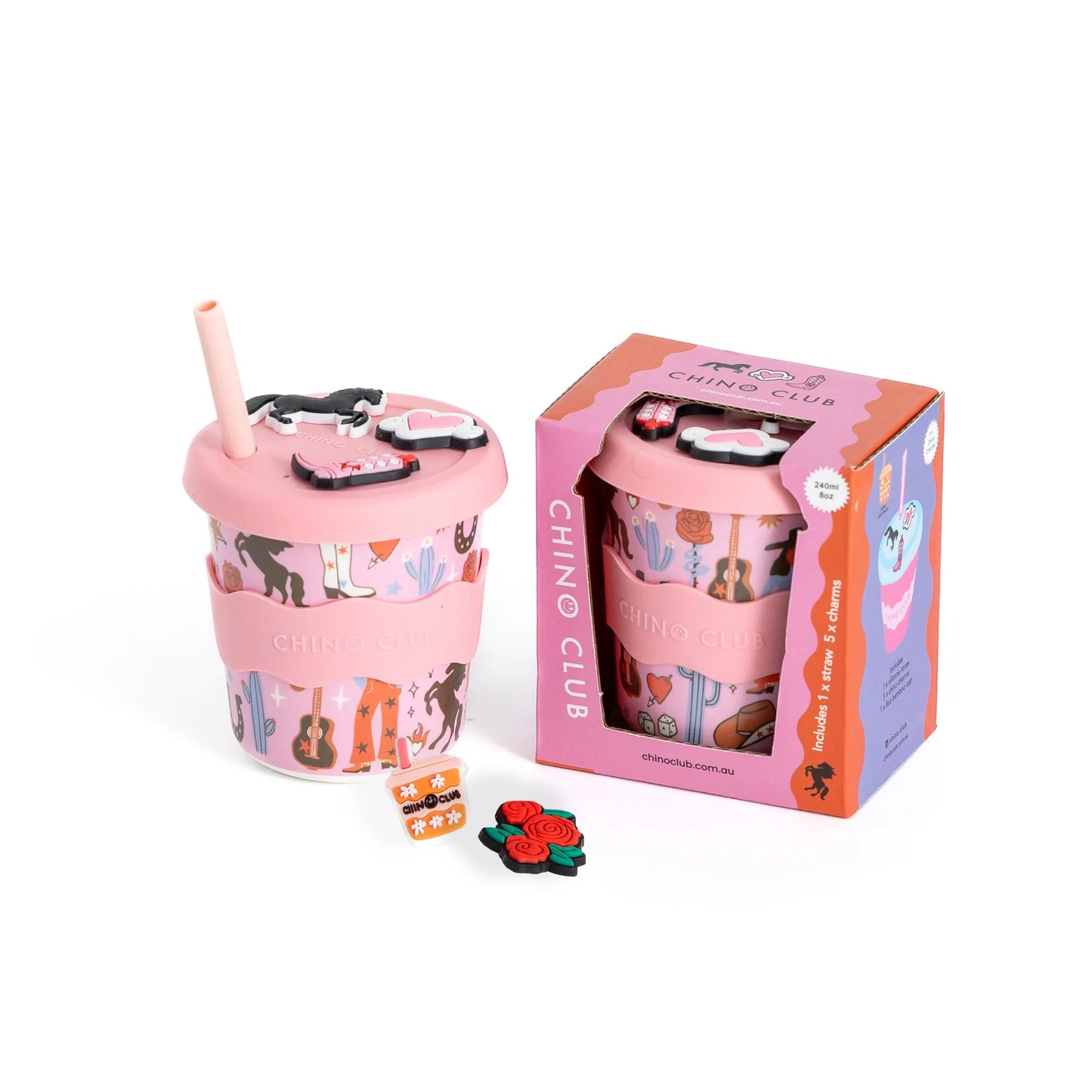 CHINO CLUB CHARM CUP WITH LID | COWGIRL