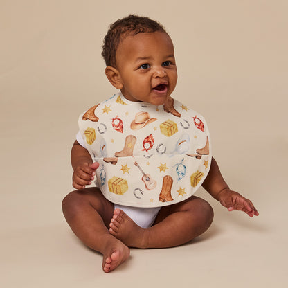 SNUGGLE HUNNY | SNUGGLE BIB | COWBOY