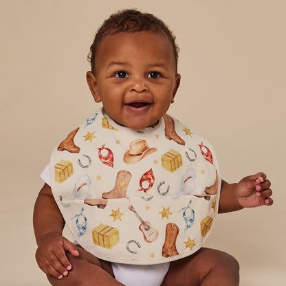 SNUGGLE HUNNY | SNUGGLE BIB | COWBOY