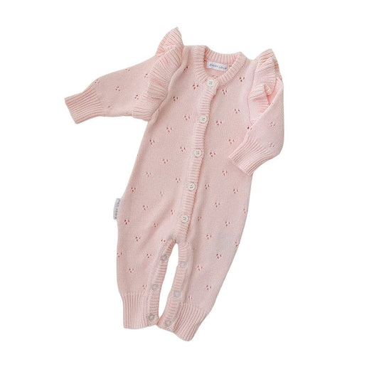 ZIGGY LOU CLASSIC KNIT ROMPER - PRIMROSE