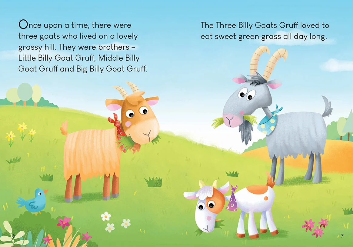 KIDS LITTLE READERS HARDCOVER BOOK | THE THREEE BILLY GOATS GRUFF