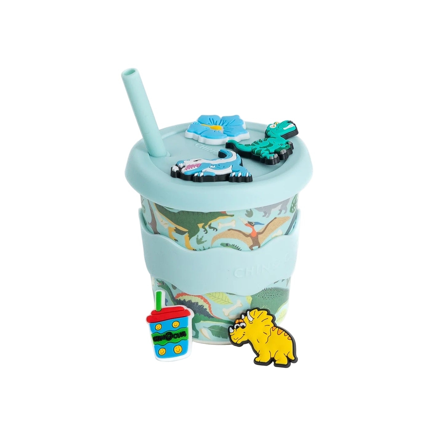 CHINO CLUB CHARM CUP WITH LID | DINO