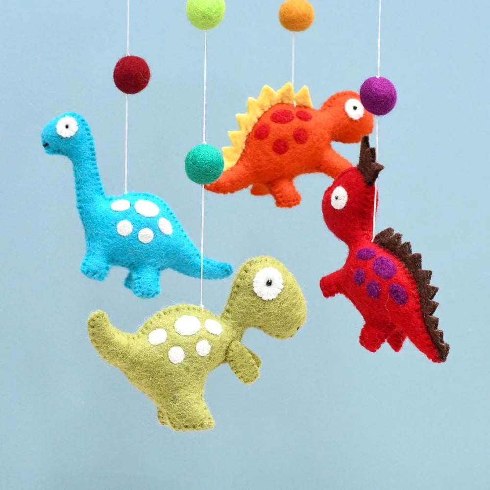 TARA TREASURES | NURSERY COT MOBILE | DINOSAURS