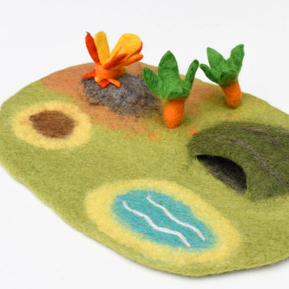 TARAS TREASURES | DINOSAUR LAND PLAYMAT | PLAYSCAPE