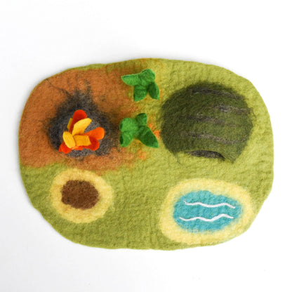 TARAS TREASURES | DINOSAUR LAND PLAYMAT | PLAYSCAPE