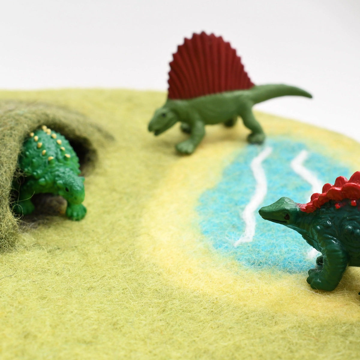 TARAS TREASURES | DINOSAUR LAND PLAYMAT | PLAYSCAPE