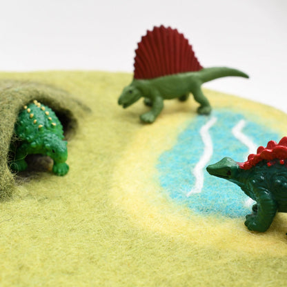 TARAS TREASURES | DINOSAUR LAND PLAYMAT | PLAYSCAPE