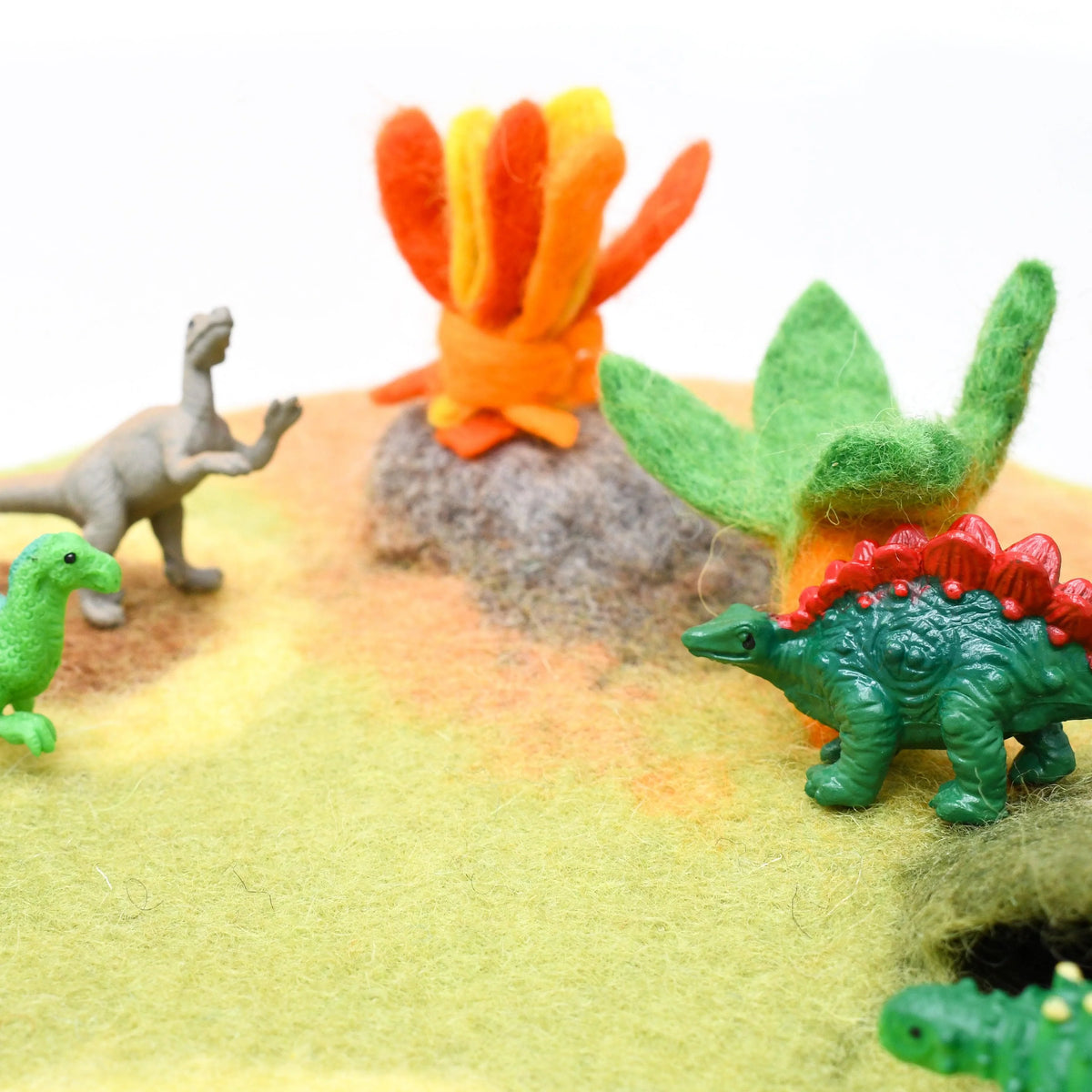 TARAS TREASURES | DINOSAUR LAND PLAYMAT | PLAYSCAPE