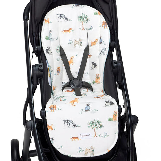 SNUGGLE HUNNY | UNIVERSAL REVERSIBLE PRAM LINER | DOG PARK