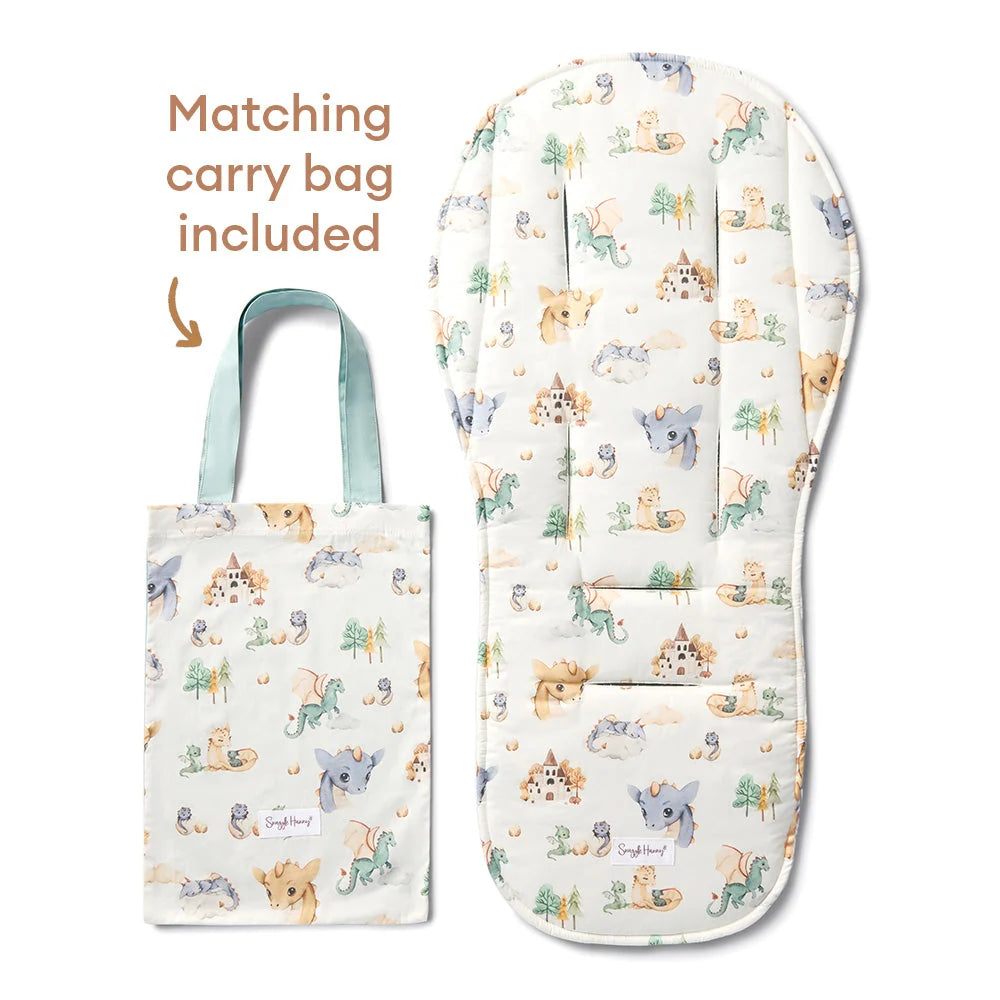 SNUGGLE HUNNY | UNIVERSAL REVERSIBLE PRAM LINER | DRAGON