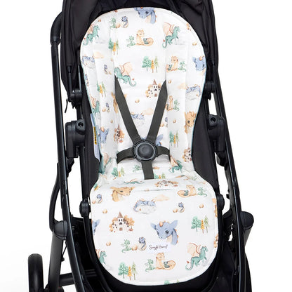 SNUGGLE HUNNY | UNIVERSAL REVERSIBLE PRAM LINER | DRAGON