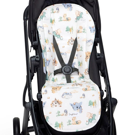 SNUGGLE HUNNY | UNIVERSAL REVERSIBLE PRAM LINER | DRAGON