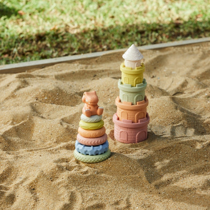 JIGGLE AND GIGGLE ECO FRIENDLY CASTLE STACKER