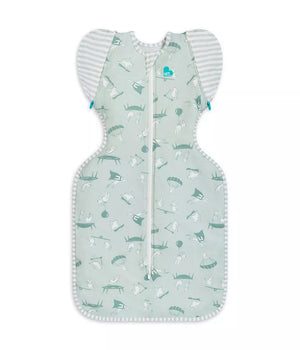 Love To Dream Swaddle Transition Sleeping Bag - 0.2 TOG - Daredevil Bunny Olive