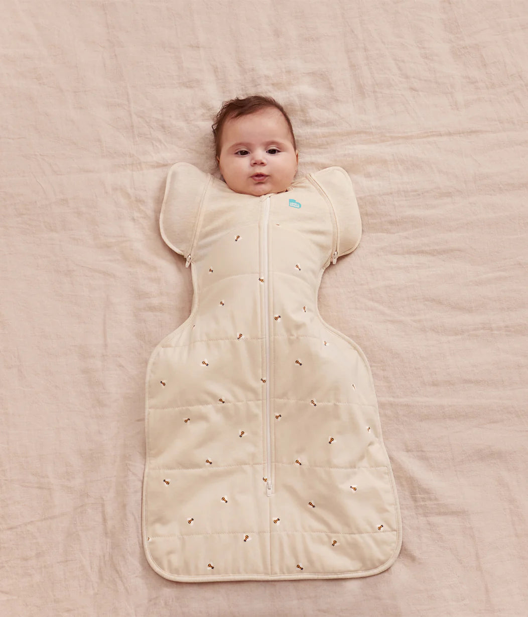 LOVE TO DREAM SWADDLE UP TRANSITION BAG 2.5 TOG | BEES OATMEAL