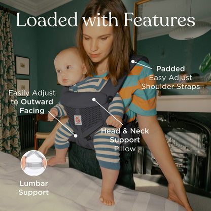 ERGOBABY OMNI CLASSIC MESH CARRIER | CHARCOAL GREY