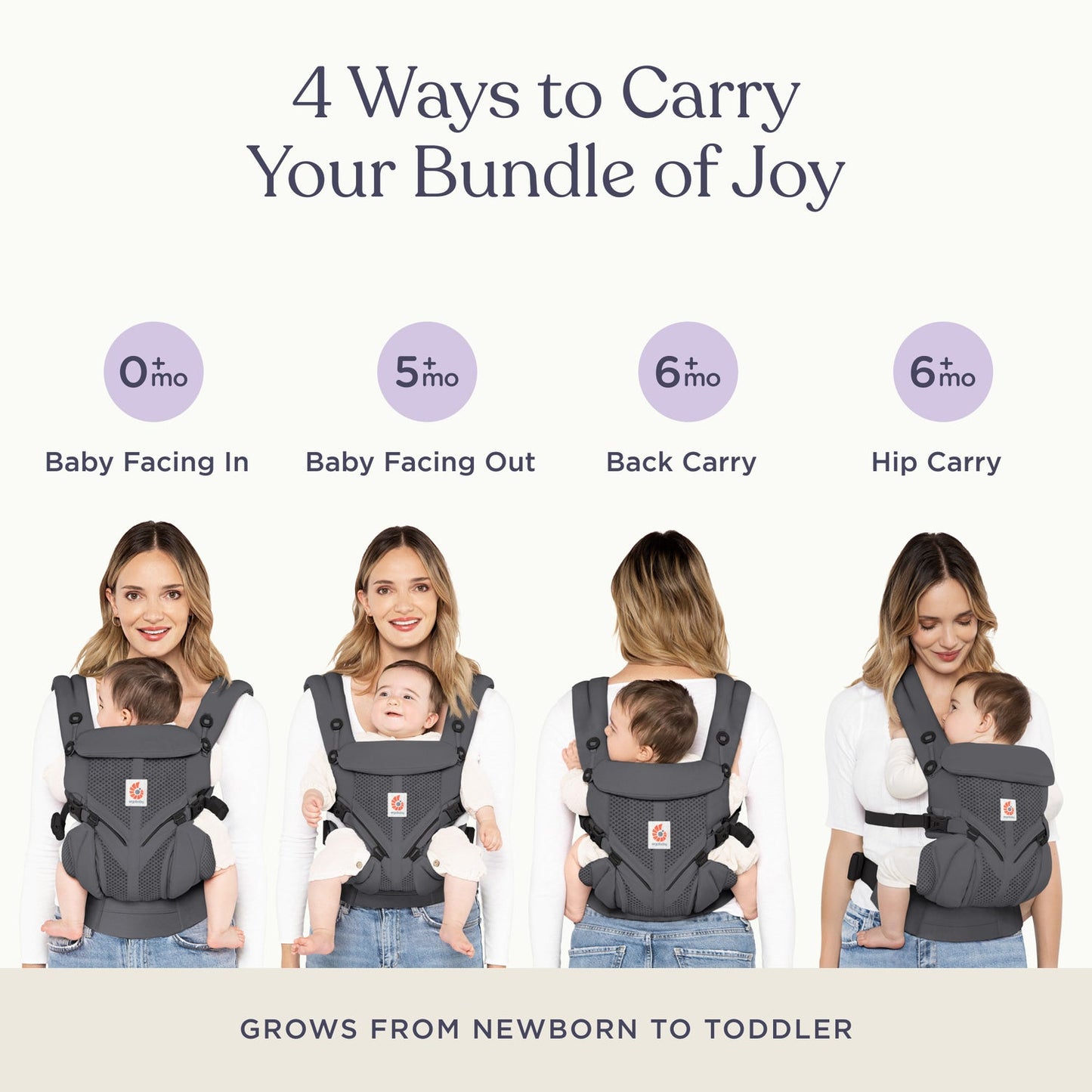 ERGOBABY OMNI CLASSIC MESH CARRIER | CHARCOAL GREY