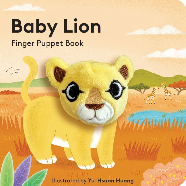 Kids Board Book - Baby Lion Finger Puppet Book