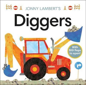 Kids Board Book - Jonny Lambert's Diggers