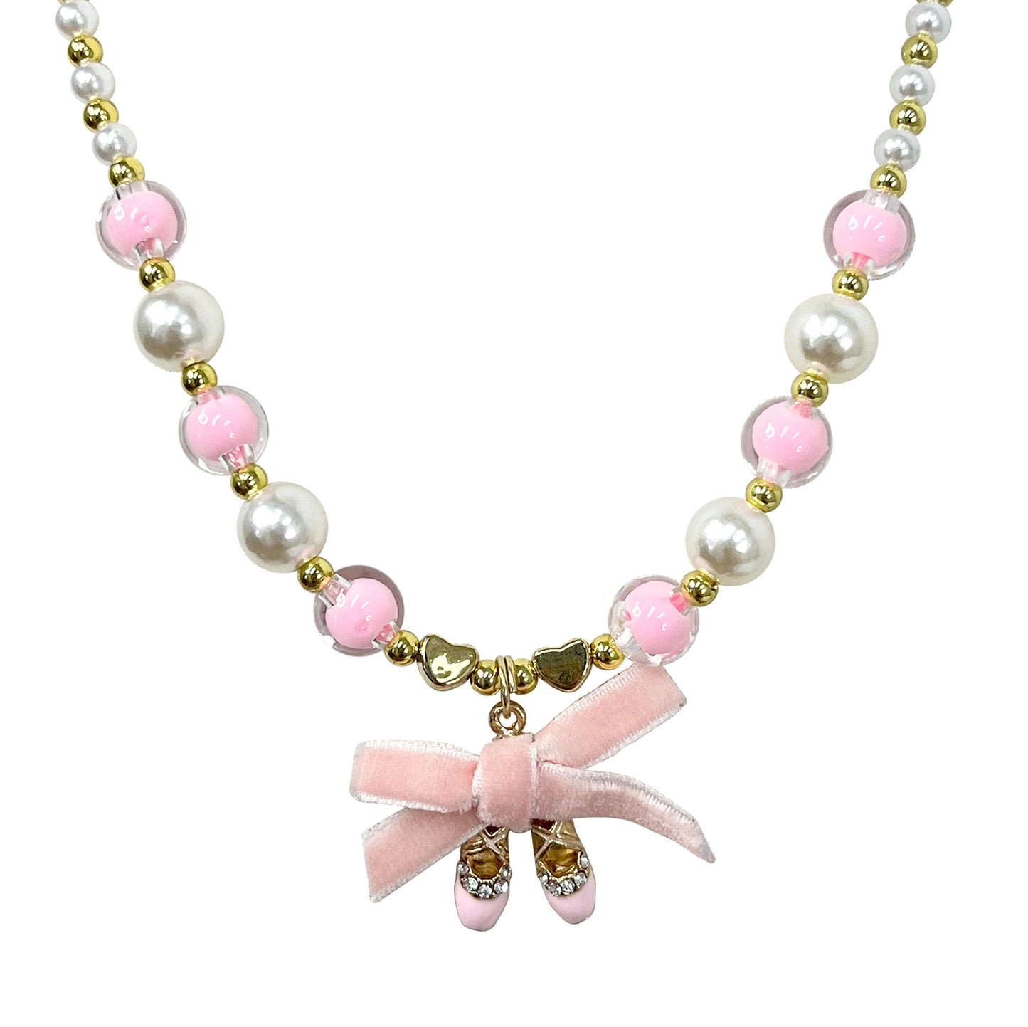 PINK POPPY | NECKLACE AND BRACELET SET | BALLERINA