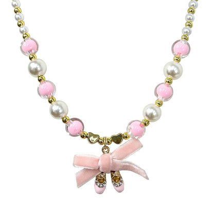 PINK POPPY | NECKLACE AND BRACELET SET | BALLERINA