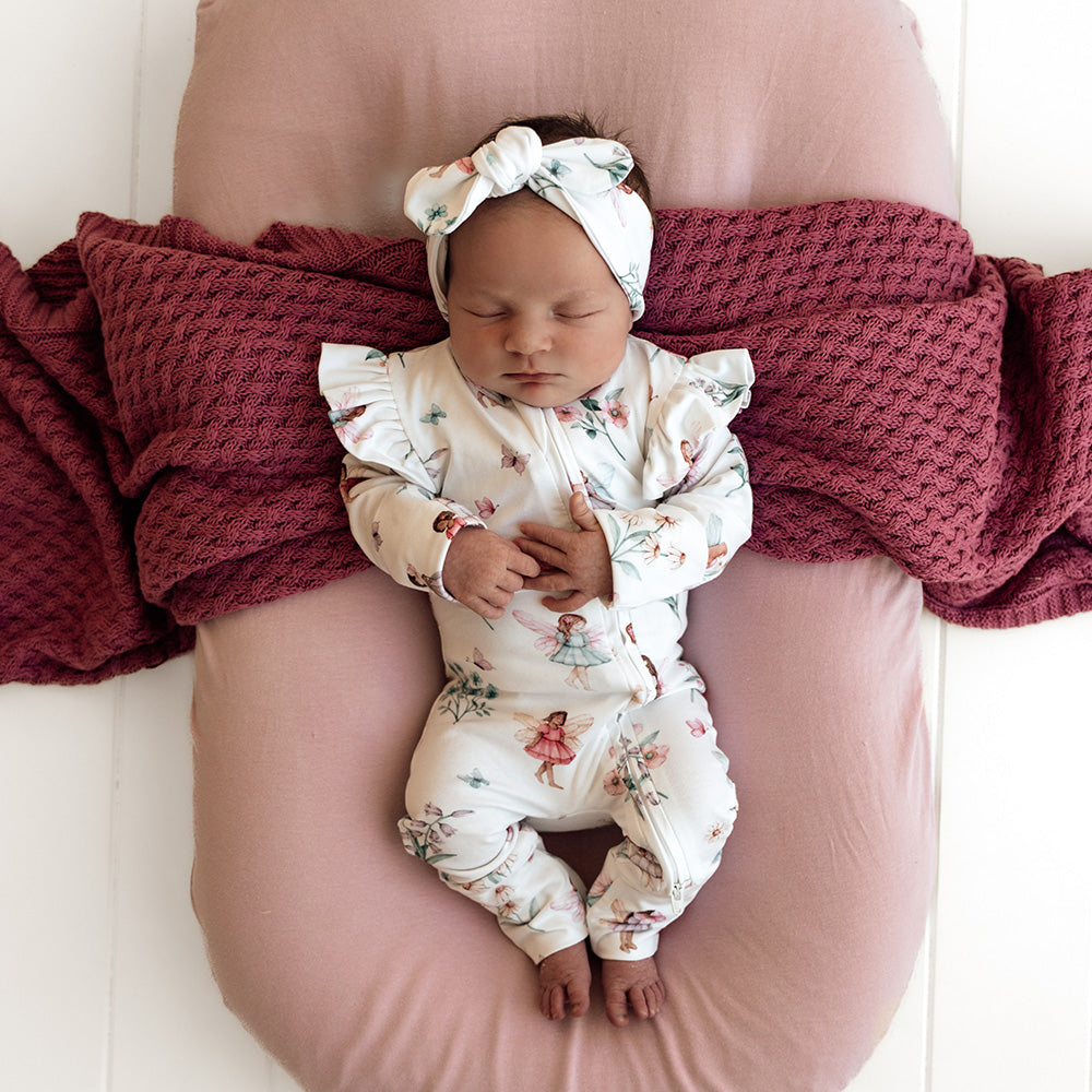 Snuggle Hunny Snugglesuit Convertible Romper | Fairy Garden - Angus & Dudley Collections