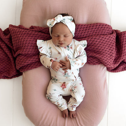 Snuggle Hunny Snugglesuit Convertible Romper | Fairy Garden - Angus & Dudley Collections