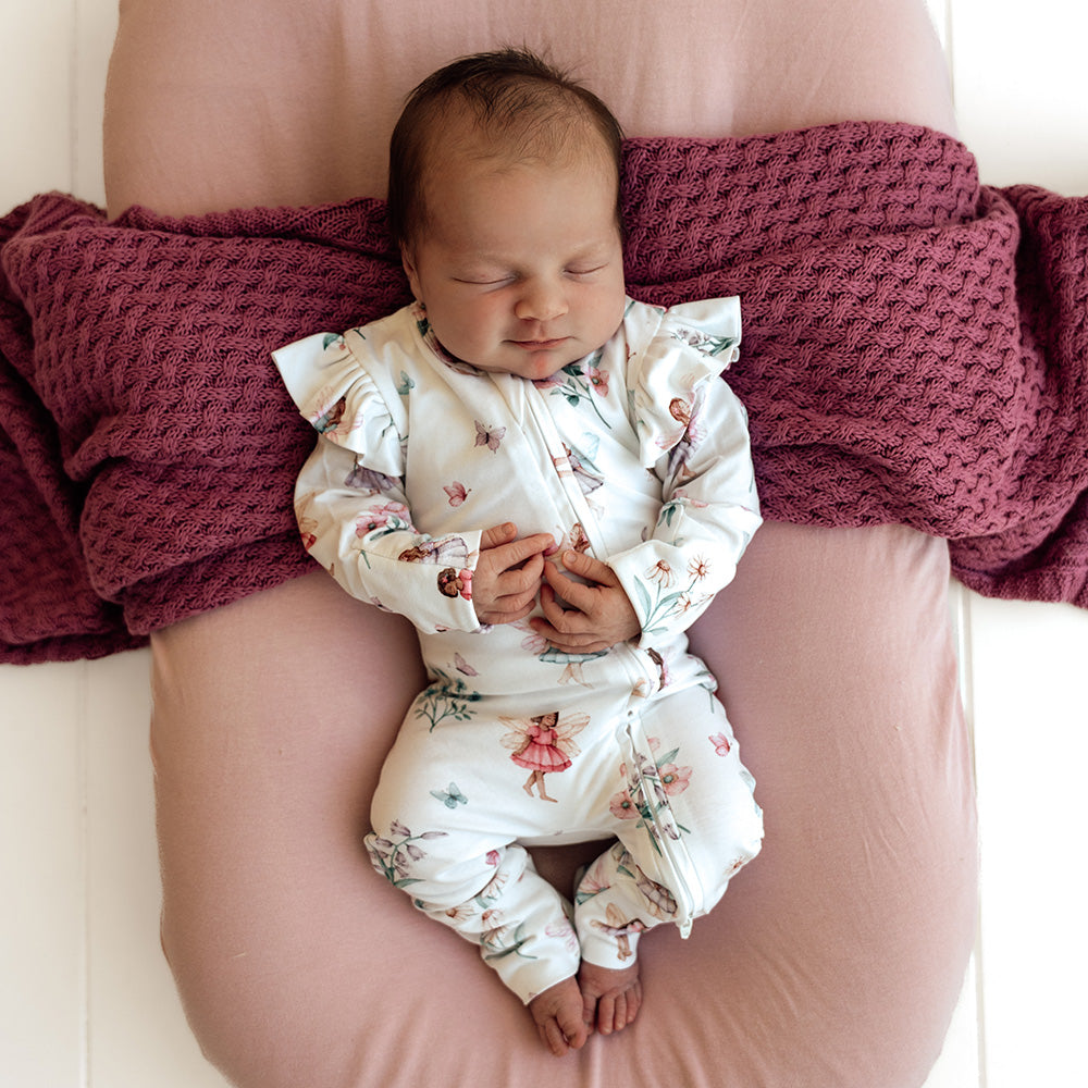 Snuggle Hunny Snugglesuit Convertible Romper | Fairy Garden - Angus & Dudley Collections