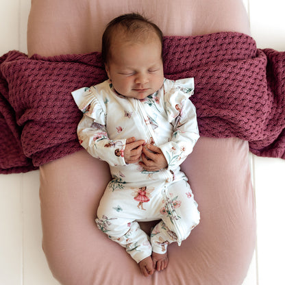 Snuggle Hunny Snugglesuit Convertible Romper | Fairy Garden - Angus & Dudley Collections