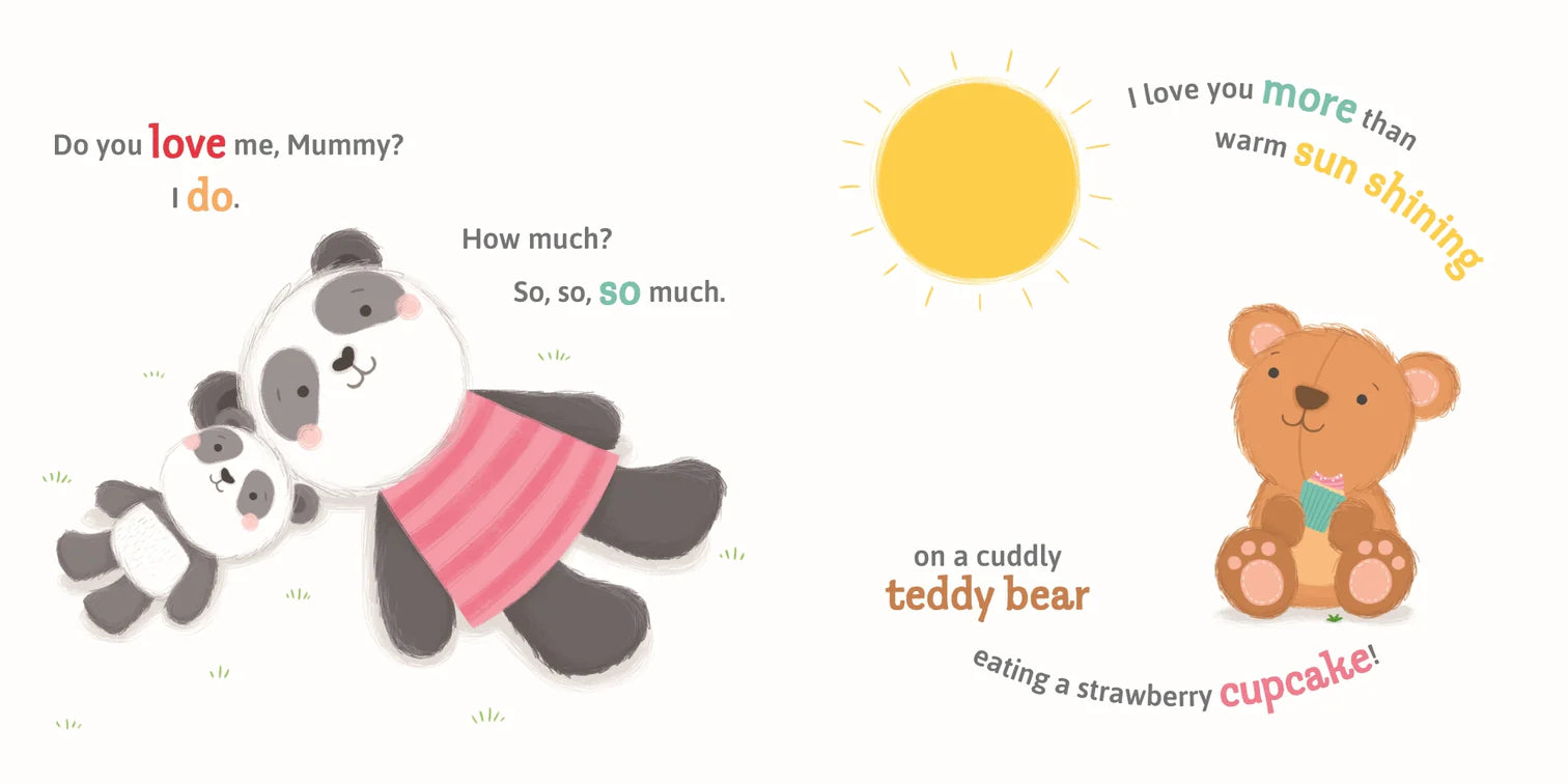 Kids Board Book - How Much Do You Love Me Mummy? - Angus & Dudley Collections