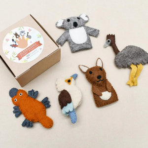 Tara Treasures Finger Puppet Set - Australian Animals