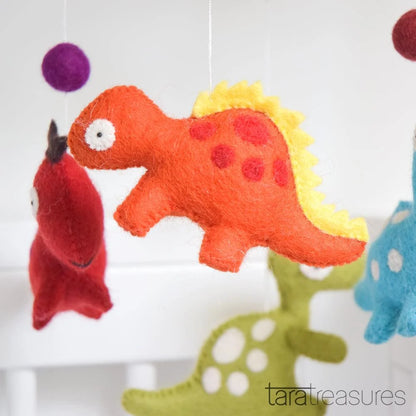 TARA TREASURES | NURSERY COT MOBILE | DINOSAURS