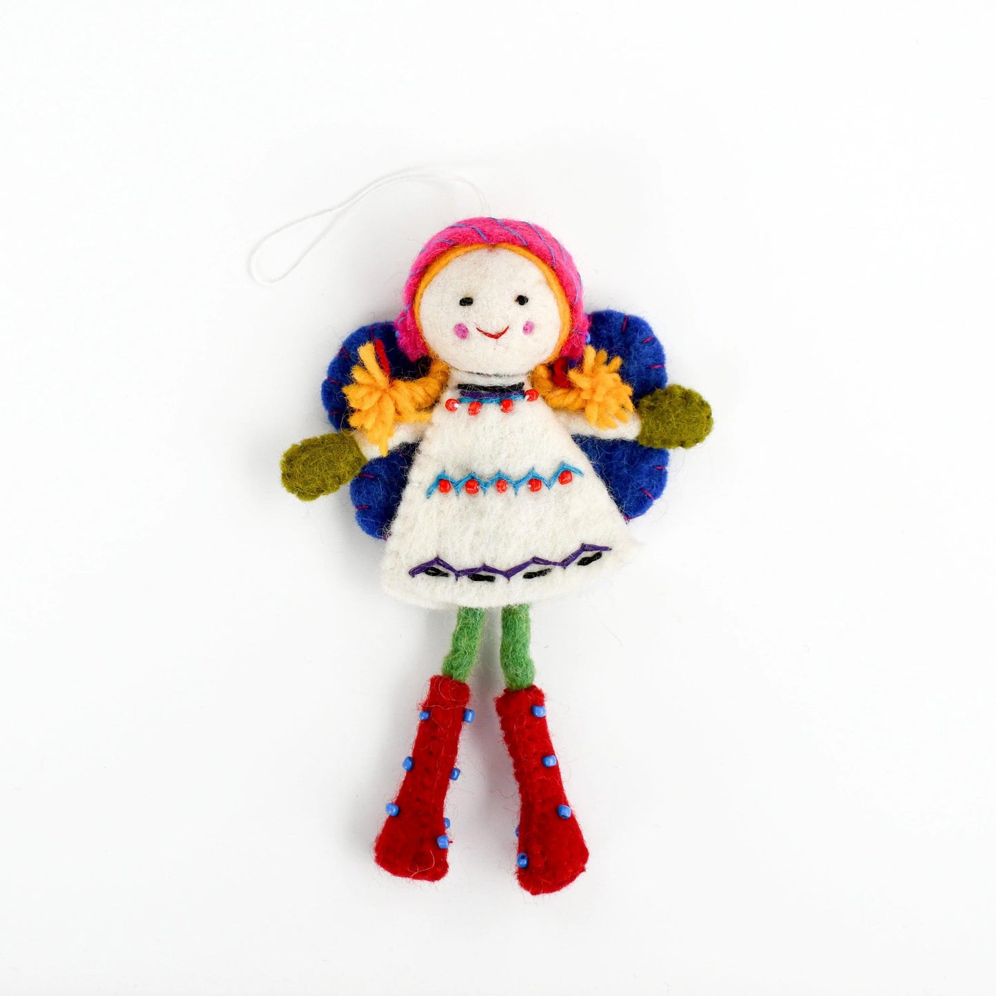 Tara Treasures Felt Fairy - White Dress