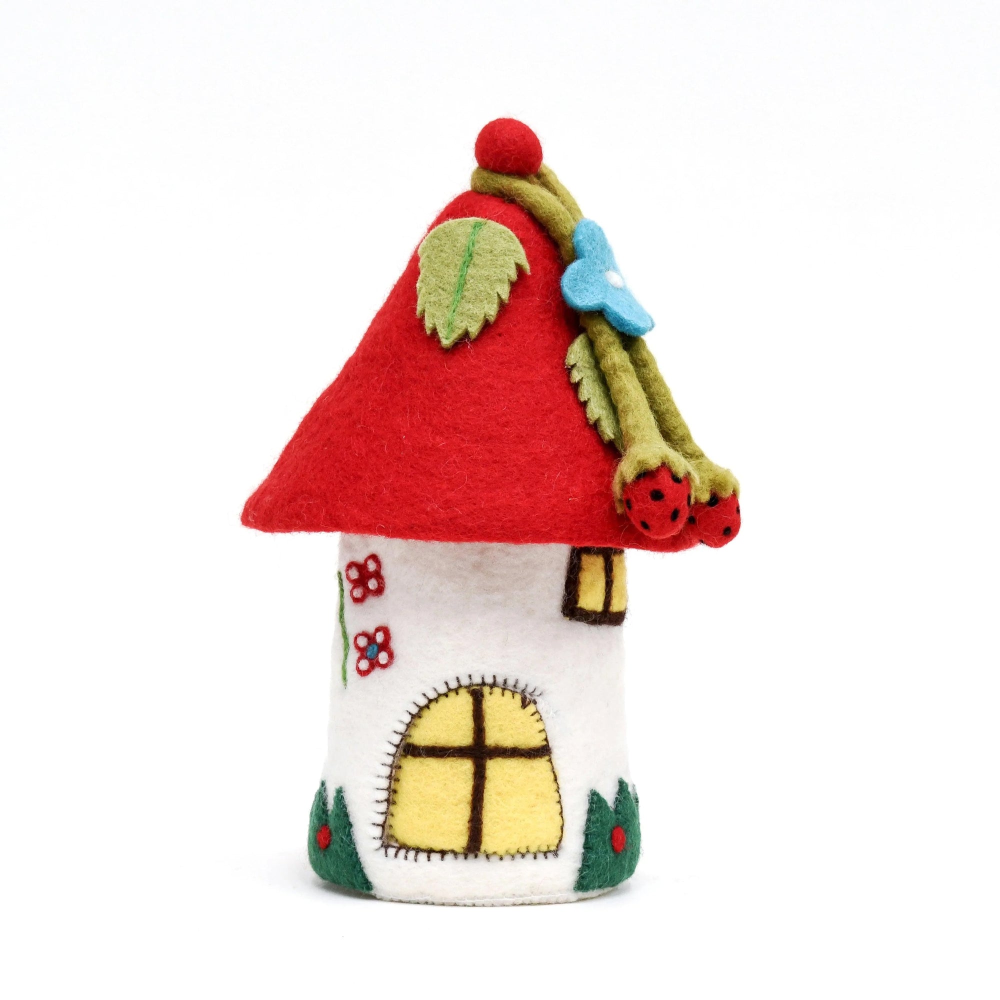 Tara Treasures Fairy and Gnomes House - Red Roof