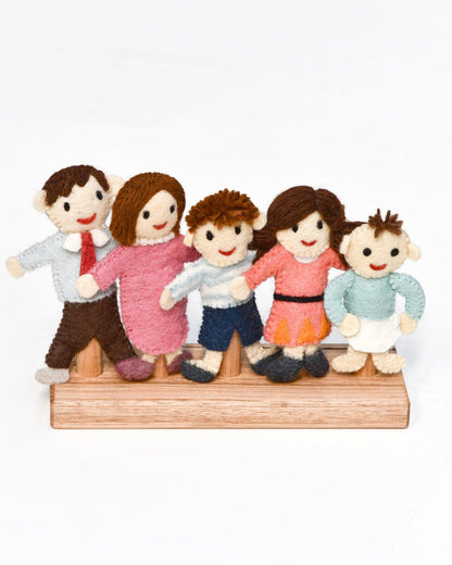 Tara Treasures Finger Puppet Set - Family - Angus & Dudley Collections