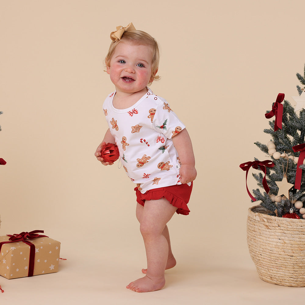 Snuggle Hunny Short Sleeve T-Shirt - Gingerbread