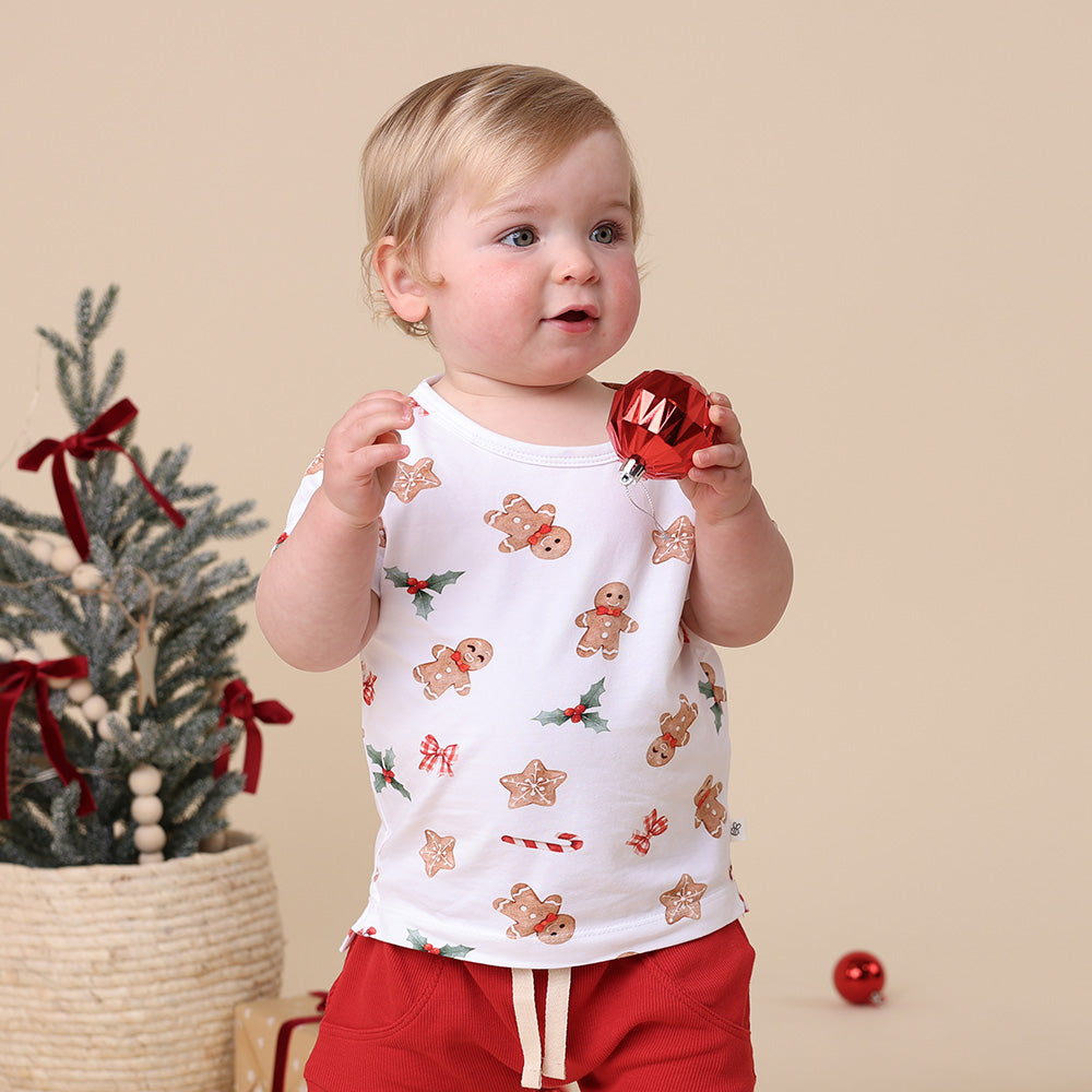 Snuggle Hunny Short Sleeve T-Shirt - Gingerbread