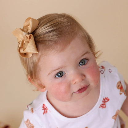 SNUGGLE HUNNY | HAIR CLIP | GOLD BOW
