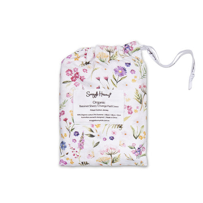 SNUGGLE HUNNY | FITTED BASSINET AND CHANGE PAD COVER | GRACIE