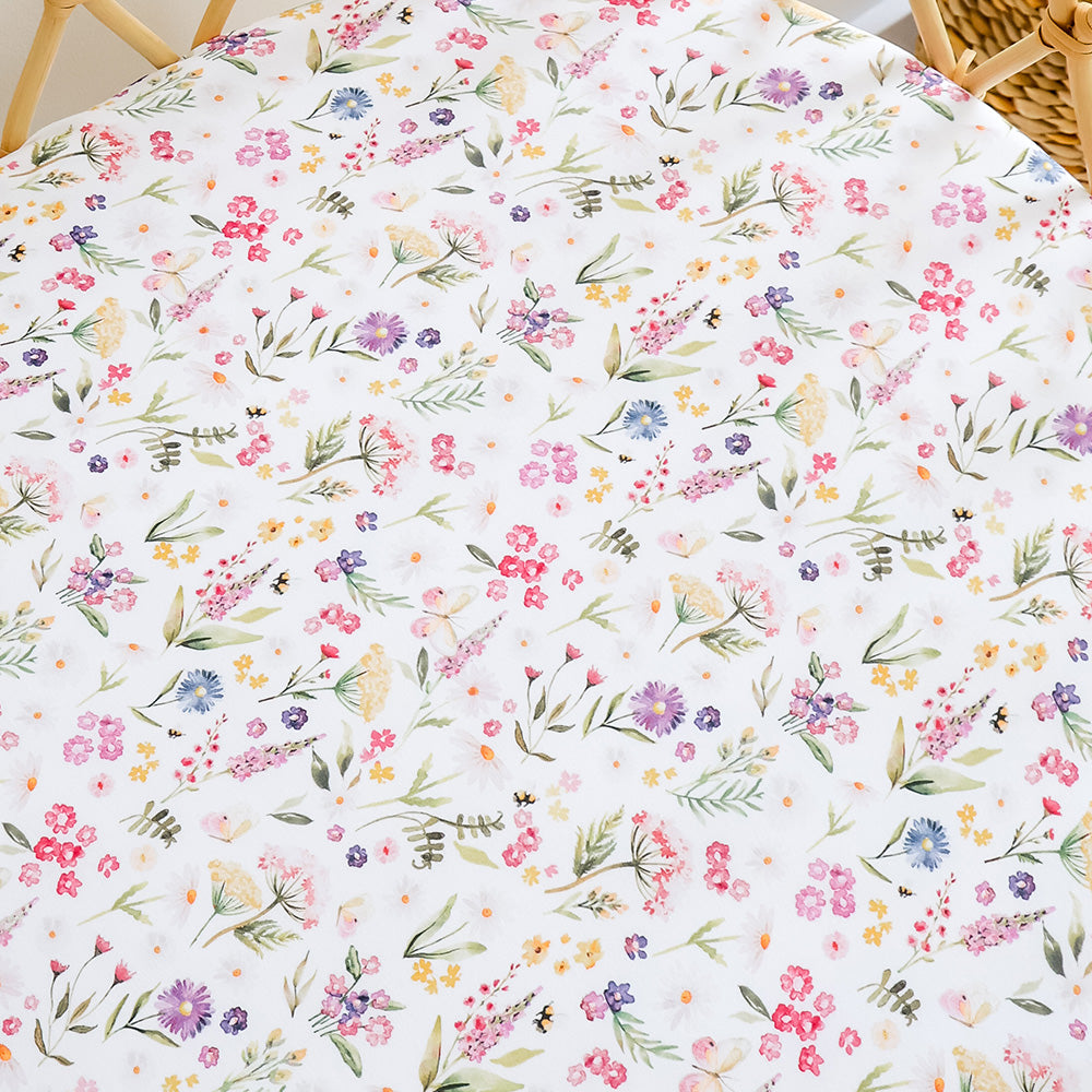 SNUGGLE HUNNY | FITTED BASSINET AND CHANGE PAD COVER | GRACIE