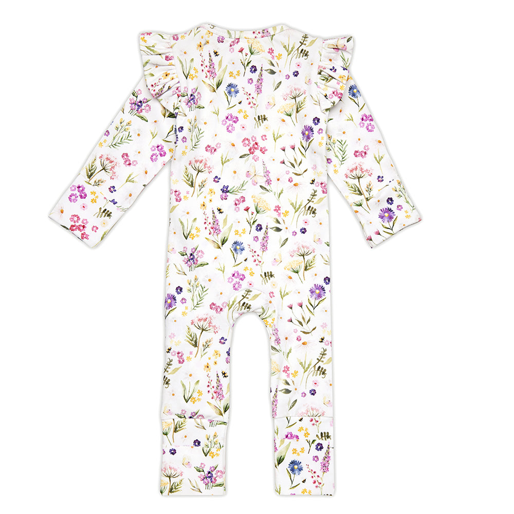 SNUGGLE HUNNY | CONVERTIBLE FRILL ROMPER | GRACIE