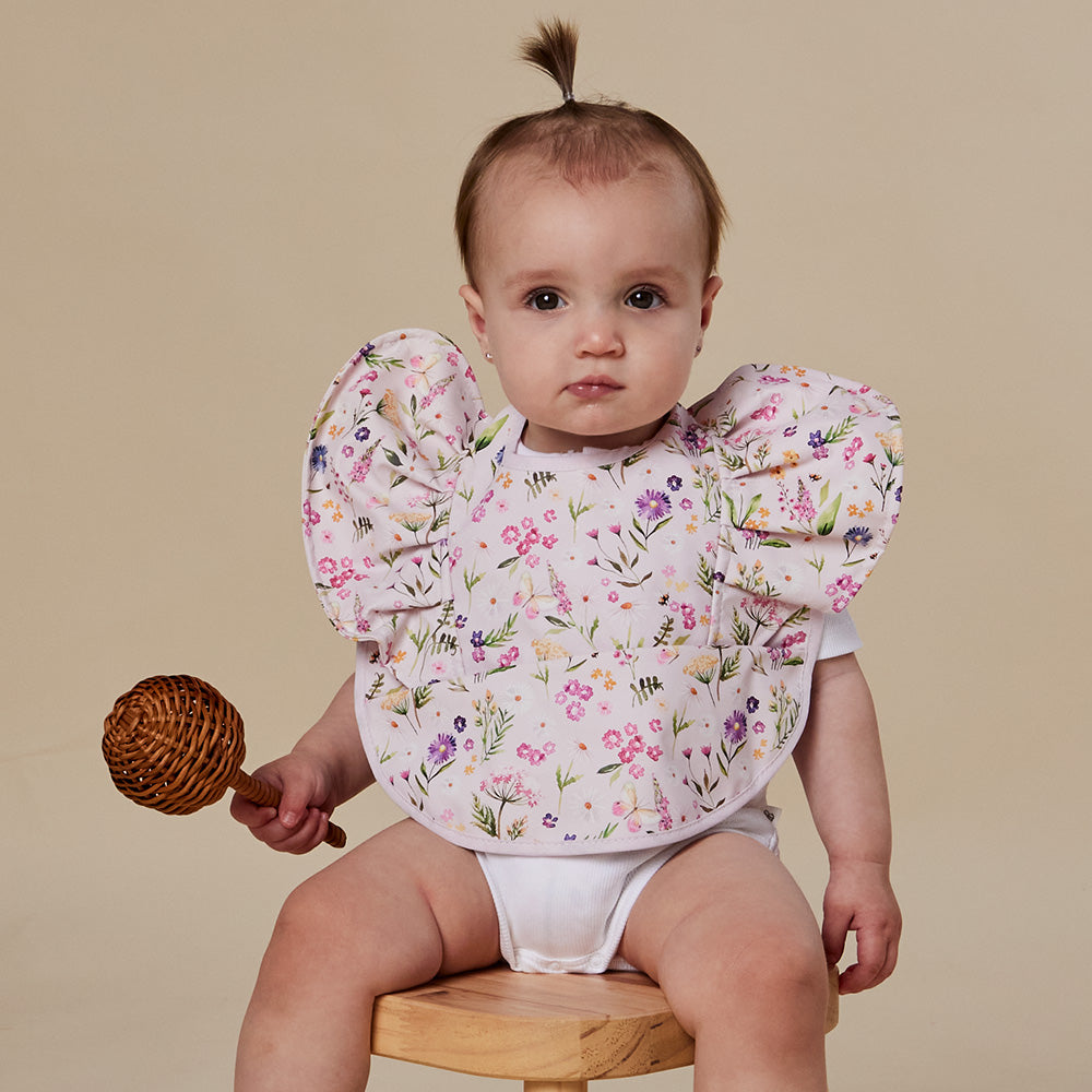 SNUGGLE HUNNY FRILL SNUGGLE BIB | GRACIE