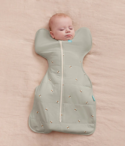 LOVE TO DREAM SWADDLE UP SLEEPING BAG 2.5 TOG | BEES OLIVE