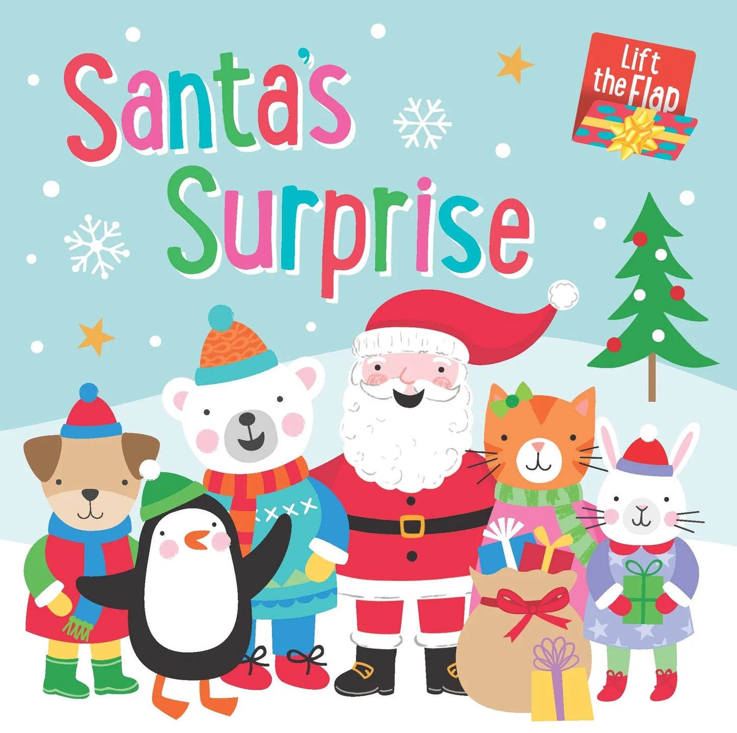 KIDS BOARD BOOK | LIFT THE FLAP | SANTAS SURPRISE