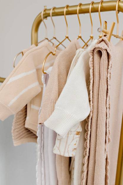 CONFETTI KIDZ HERITAGE KNIT BLANKET | BISCOTTI